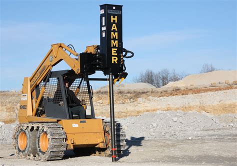 skid steer post driver reviews|skid steer post driver sale.